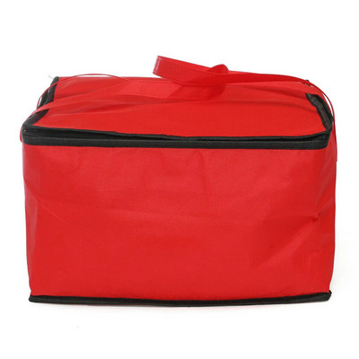 Μονωτική τσάντα παράδοσης τροφίμων Θερμική τσάντα ψυγείου Cool μεσημεριανό κουτιά ποτών Τσάντες με φερμουάρ για πικνίκ αλουμινόχαρτο Τσάντες τροφίμων Κουτί πάγου