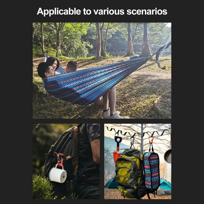 Suur karabiiniklamber, ülitugev, tugev kandevõime, roostekindel, kerge ja vastupidav D-rõngaga karabiin