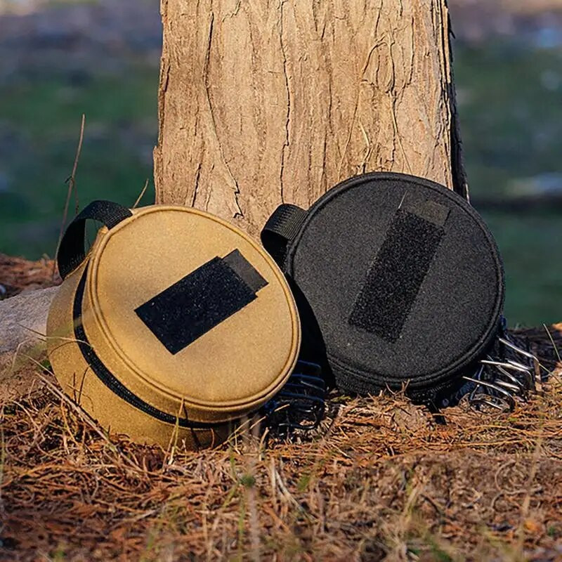 Nešiojami lėkščių laikymo konteineriai, skirti stovyklavimui Sierracup vandeniui atsparus drobinis puodelis krepšys indams Priedas piknikui