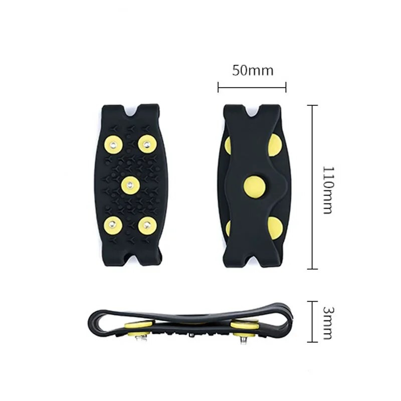 5 klinova Dereze Vanjski Penjanje po snijegu Ručke za zaštitu od klizanja Za cipele Navlake Dereze zimi Šiljci za led za cipele Sante leda Bitve