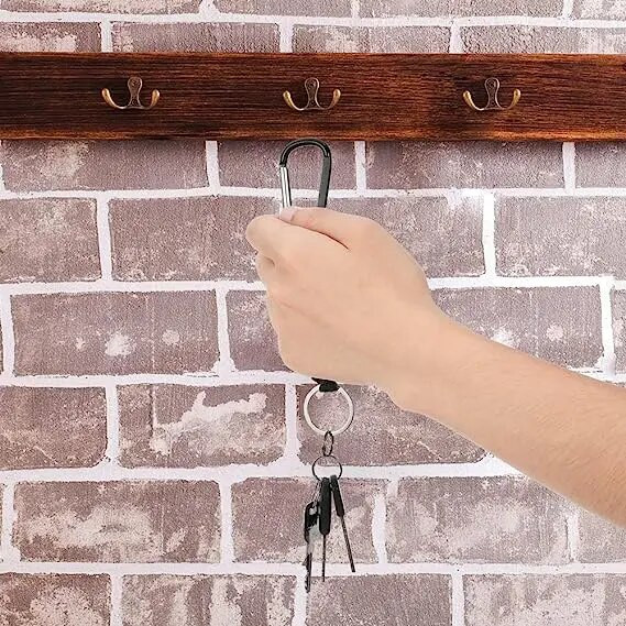 Paracordové kľúčenky s karabínou, pletené paracordové šnúrky na krk, úžitková súprava na prežitie, háčik na klip pre outdoorový kempingový turistický batoh