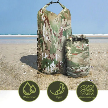 Veekindel kuivkoti kott 3/5/10/20/35L ujumine Rafting süsta Jõgimatkamine Ujuv purjetamine Kanuu Paadi veekott