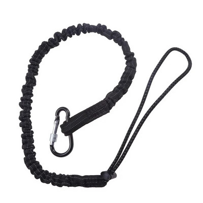 Snur pentru carabinier în aer liber de înaltă calitate, cordon retractabil, frânghie auxiliară de siguranță, instrument de alpinism elastic, telescopic, anti-cădere