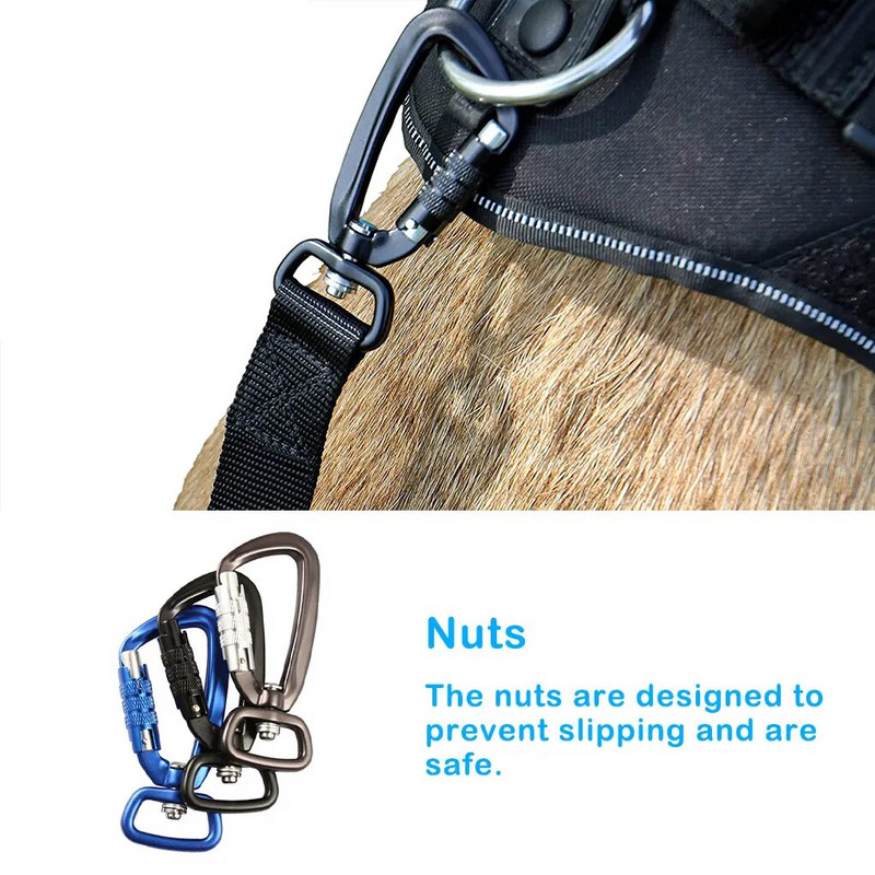 Pasukamas karabinas kabliukas Dėvėjimui atsparus raktų pakabukas Sunkus šuns pavadėlis Užsegamas naminių gyvūnėlių grandinėlės Krepšelio dalys Priedai Gary
