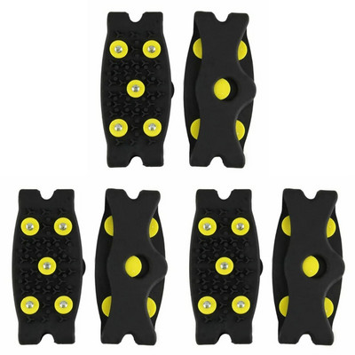 5-naastilised mägironimisklambrid, kaasas olevad libisemisvastased krohvid Unisex lumeküüniste jalatsikatted Jalutuskäik Matkatarvikud