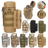 Taktinis Molle vandens butelio maišelis, nešiojamas žibinto maišelio laikiklis Karinis pakabinamas buteliuko maišelis, skirtas lauko stovyklavimui ir žvejybai