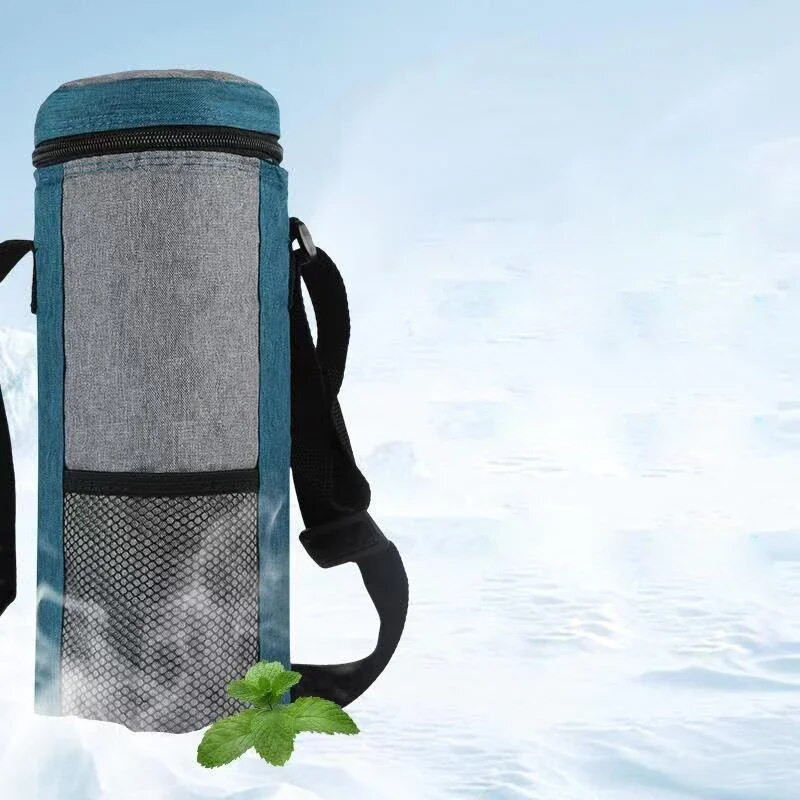 Geantă frigorifică pentru sticle de apă Husă universală pentru sticle de apă Geantă frigorifică izolată de mare capacitate Călătorii în aer liber Camping Drumeții