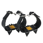 4 dantų mėšlungis lauke Laipiojimas kalnais Žygiai su ledu slidėmis Sniego batai Spygliai Žiemos neslystantis ledo griebtuvas