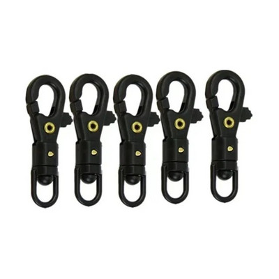 Taktiskais āra aprīkojums Viegls plastmasas tērauda atslēgu piekariņš lietussargu virve Quick Hook Rotējama mini atslēgu piekariņa mugursoma