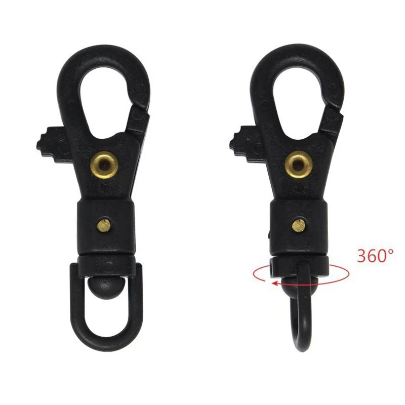 Taktiskais āra aprīkojums Viegls plastmasas tērauda atslēgu piekariņš lietussargu virve Quick Hook Rotējama mini atslēgu piekariņa mugursoma