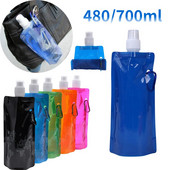 480/700 ml prijenosna ultralagana sklopiva torba za vodu Meka boca boca Sport na otvorenom Planinarenje Kampiranje torba za vodu Sklopiva kanta za vodu