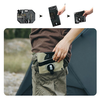 Vreća za vodu od 5/8 litara, deblja, sklopiva kanta za vodu, prijenosna vanjska posuda za vodu, sklopiva torbica s slavinom, pribor za kampiranje