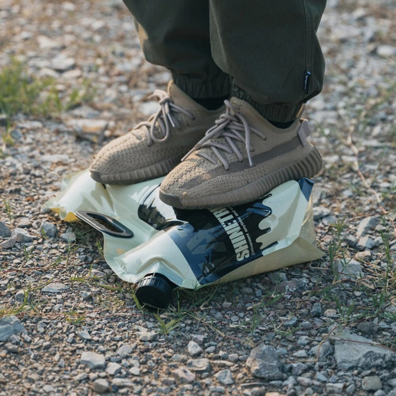 Vreća za vodu od 5/8 litara, deblja, sklopiva kanta za vodu, prijenosna vanjska posuda za vodu, sklopiva torbica s slavinom, pribor za kampiranje