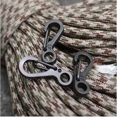 5/10 tk Taktikalised varustuskonksud Võtmehoidja Mini Karabiin Kämping EDC Survival Ronimine SF Vedruseljakott Klambrid Võtmehoidja Paracord