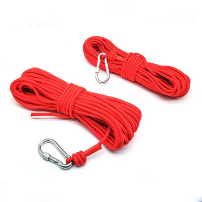 2022 New Fishing Magnet 20/15/10 Meters Nylon Braided  Heavy with Safe Lock Diameter 4Mm Safe and Durable Climbing Rope