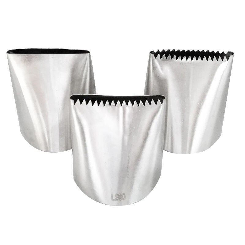 1 tk eriti suur roostevabast terasest otsik jäätumine torude otsikud kreemkoogi kaunistamise tööriistad kondiitritoodete otsik Fondant küpsetustarvikud