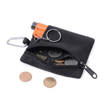 Външен тактически портфейл EDC Molle Pouch Преносим калъф за ключове Спортна чанта за лов на монети на открито Многофункционална чанта Опаковка с цип
