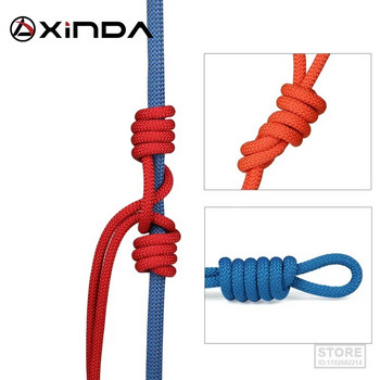 XINDA 6 мм диаметър Escalada XINDA Професионално въже за скално катерене Кабел за оборудване с висока якост Безопасно въже Въже за оцеляване