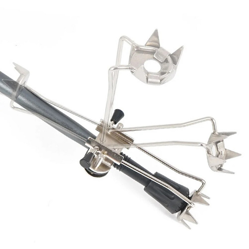 Μπαστούνι πεζοπορίας Σφήτες Συμβουλή ζαχαροκάλαμου για λαβή προσάρτησης πάγου Χειμωνιάτικη πατερίτσα μπαστούνι χιόνι πεζοπορίας