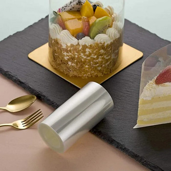 Μεμβράνη κουζίνας Bakeware Acetate για διακόσμηση κέικ Διάφανη μεμβράνη Surround Μους Φύλλα κέικ Περιβάλλουσα άκρη DIY γιακά κέικ