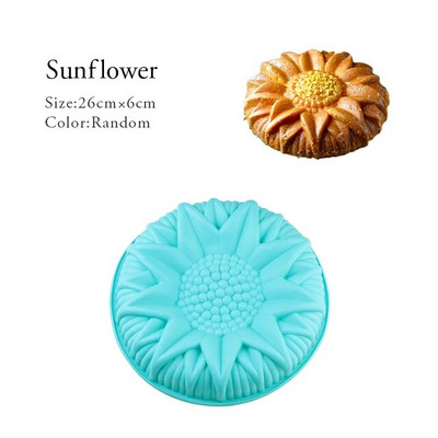 Τρισδιάστατο σχήμα Τυχαίο χρώμα Φόρμα ζαχαροπλαστικής σιλικόνης DIY ψησίματος Μους κέικ κέικ Εργαλεία ψησίματος Μοντέλο εργαλείου δίσκου ψησίματος κέικ