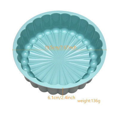 10 colių Charlotte silikoninės kepimo skardos nepridegančios apvalios silikoninės formos sūrio pyragams duonai silikoninės formelės duonos keptuvėms