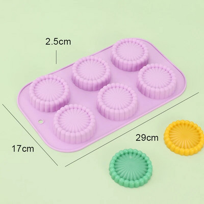 10 colių Charlotte silikoninės kepimo skardos nepridegančios apvalios silikoninės formos sūrio pyragams duonai silikoninės formelės duonos keptuvėms