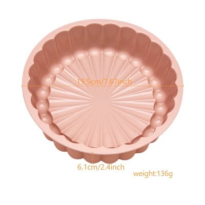 10 colių Charlotte silikoninės kepimo skardos nepridegančios apvalios silikoninės formos sūrio pyragams duonai silikoninės formelės duonos keptuvėms