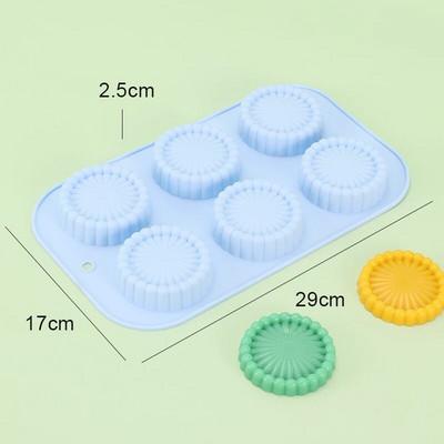 10 colių Charlotte silikoninės kepimo skardos nepridegančios apvalios silikoninės formos sūrio pyragams duonai silikoninės formelės duonos keptuvėms