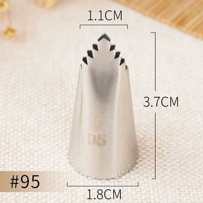 #95#951#113 Mlaznice za lišće ruže Mlaznice za glazuru Mlaznice za ukrašavanje kolača Savjeti za kolače Alati za ukrašavanje torti Mlaznica za kremu