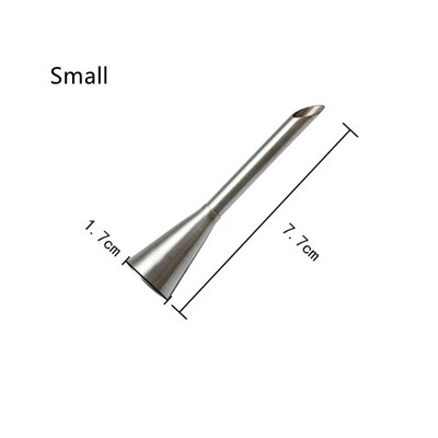 1-4 tk Kooreglasuur toruotsikud roostevabast terasest Eclairi puhvispihustid tassikoogi täitetorud kondiitritoodete pihusti süstla toruotsikud