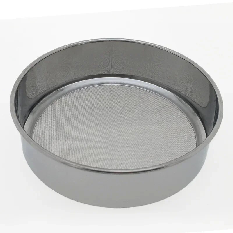 Sutirštintas nerūdijančio plieno 40 tinklelio dugnas tinklinis ryžių sietelis 10 cm ~ 21 cm smulkių miltelių kepimo sietas Virtuvės įrankiai