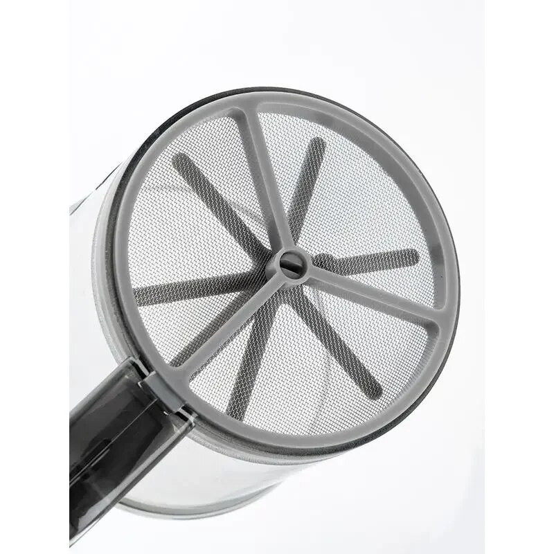 Virtuvinis miltų sietelis rankinis pusiau automatinis cukraus sijotukas miltelių plaktuvo rankena matavimo puodelio gaminimo įrankis kepimo virtuvės įrankiai