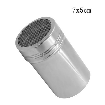 Nerūdijančio plieno kavos šokolado plaktuvas Kakavos kavos miltelinio cukraus miltų sietelis