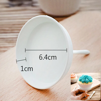 1 tk plastist torustik Nail Cake Lille Naelad Otsik Nael Decor Lifter Fondant Cream Transfer Küpsetamine Kondiitritooted Köök