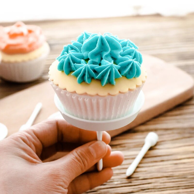 1 tk plastist torustik Nail Cake Lille Naelad Otsik Nael Decor Lifter Fondant Cream Transfer Küpsetamine Kondiitritooted Köök