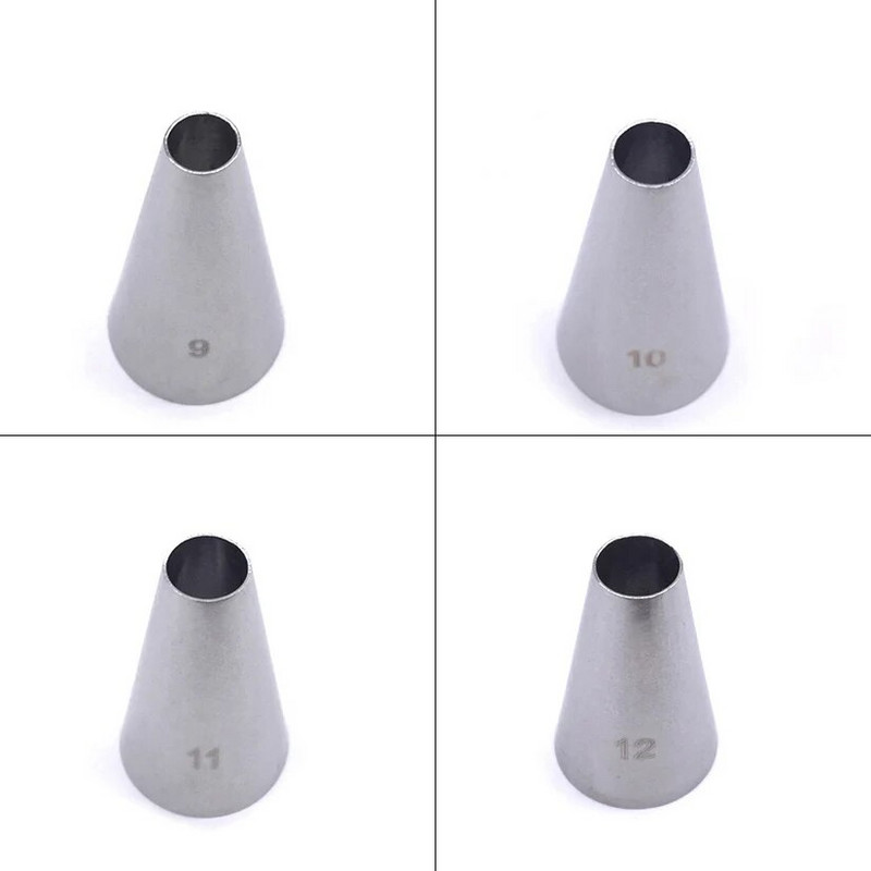 Malé okrúhle špičky, krémové trysky na muffiny, fondán, zdobenie tort, poleva, potrubné špičky, nástroje na pečenie