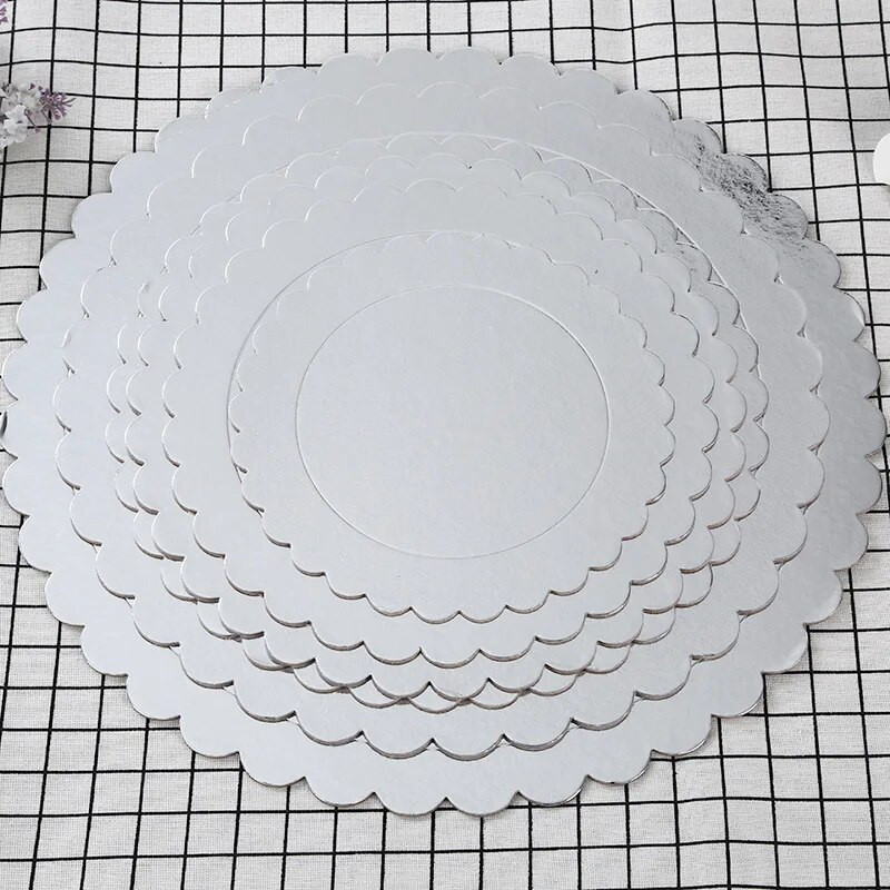 Zlatá doska na tortu Jednorazový dezertný podnos na tortu Kartónový základ pre svadobnú narodeninovú oslavu Pečiace príslušenstvo na tortu Nástroje na tortu