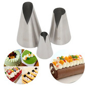 BCMJHWT 1/3 tk Glasuuritoru otsikud kookide jaoks Kaunistustööriistad Pelmeenid saiakreemi kreemi kaunistamiseks tort кондитерские товары