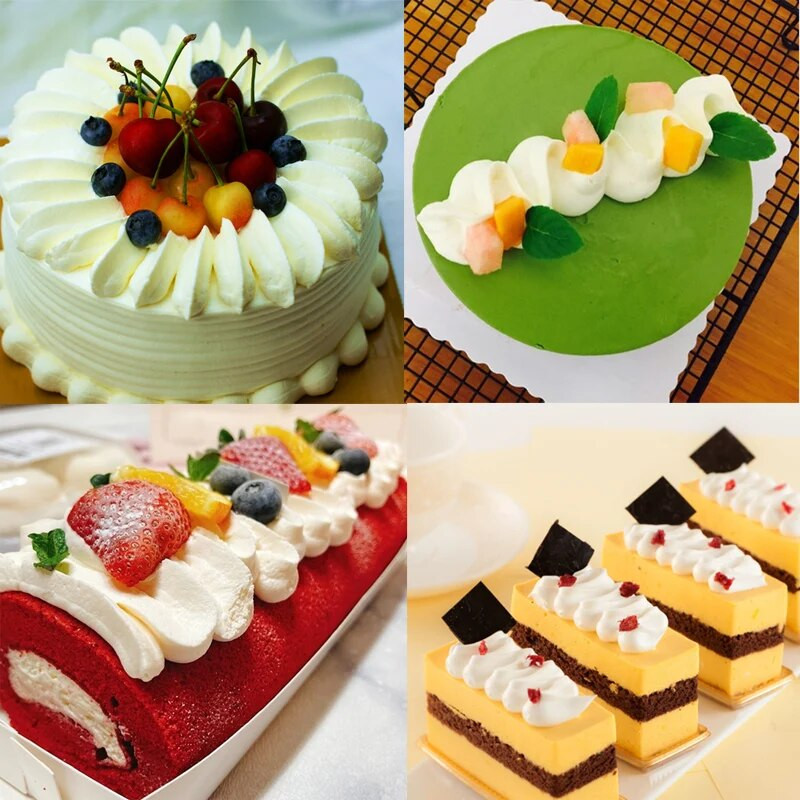 BCMJHWT 1/3 tk Glasuuritoru otsikud kookide jaoks Kaunistustööriistad Pelmeenid saiakreemi kreemi kaunistamiseks tort кондитерские товары