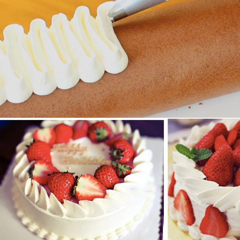 BCMJHWT 1/3 tk Glasuuritoru otsikud kookide jaoks Kaunistustööriistad Pelmeenid saiakreemi kreemi kaunistamiseks tort кондитерские товары