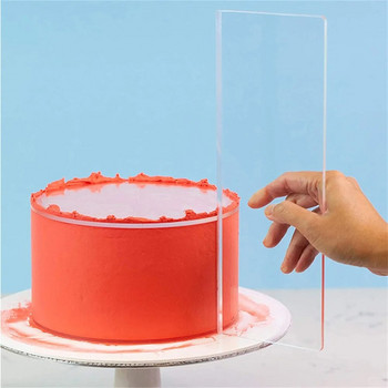 Στρογγυλοί ακρυλικοί δίσκοι κέικ Επάνω επαναχρησιμοποιήσιμες σανίδες κέικ Βάση δίσκου για κέικ Διακοσμητικά προμήθειες Αξεσουάρ ειδών ψησίματος