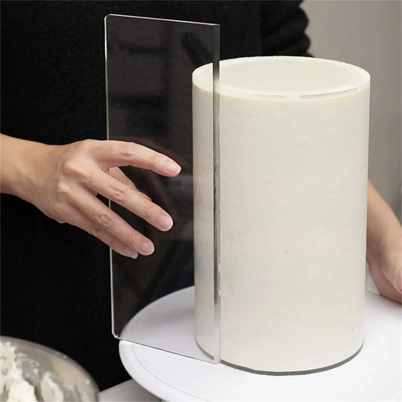 Apvalūs akriliniai tortų diskai. Daugkartinio naudojimo tortų lentos Disko pagrindas tortams Apipjaustymas Dekoravimo reikmenys Kepimo reikmenys