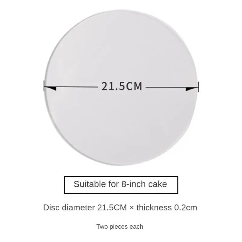Apvalūs akriliniai tortų diskai. Daugkartinio naudojimo tortų lentos Disko pagrindas tortams Apipjaustymas Dekoravimo reikmenys Kepimo reikmenys