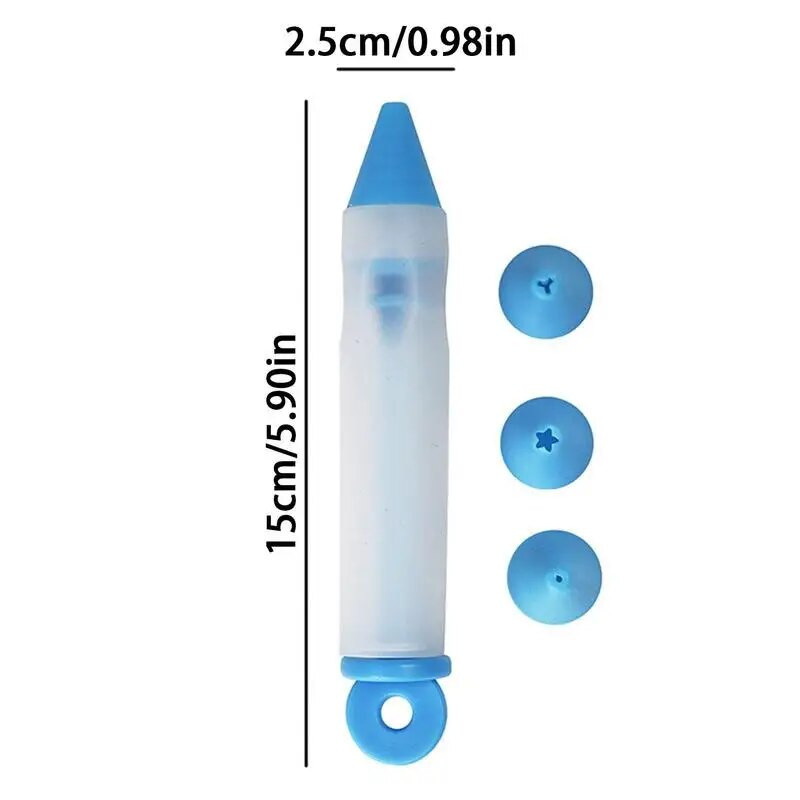 Alat za ukrašavanje čokolade Olovka za pisanje hrane Kalup za tortu Šalica za kremu Silikonske mlaznice za tijesto Kuhinjski dodaci DIY Pečenje glazure za kolače