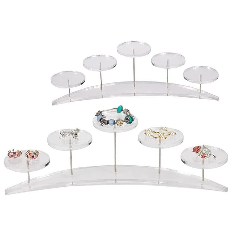 5-astmeline läbipaistev akrüülist koogikeste vitriin, ehete koogi-magustoidurest, pulmakoogi statiiv Beebi dušikaunistuste hoidik