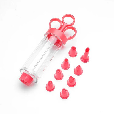 Ακροφύσια Icing Piping Cream Muffin Cake Decorating Σετ μύτης διακόσμησης DIY σύριγγα ζαχαροπλαστικής κεφαλή πιστολιού ψεκασμού στυλό εξώθησης