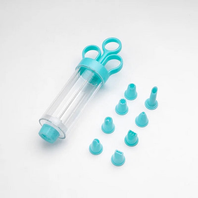 Ακροφύσια Icing Piping Cream Muffin Cake Decorating Σετ μύτης διακόσμησης DIY σύριγγα ζαχαροπλαστικής κεφαλή πιστολιού ψεκασμού στυλό εξώθησης