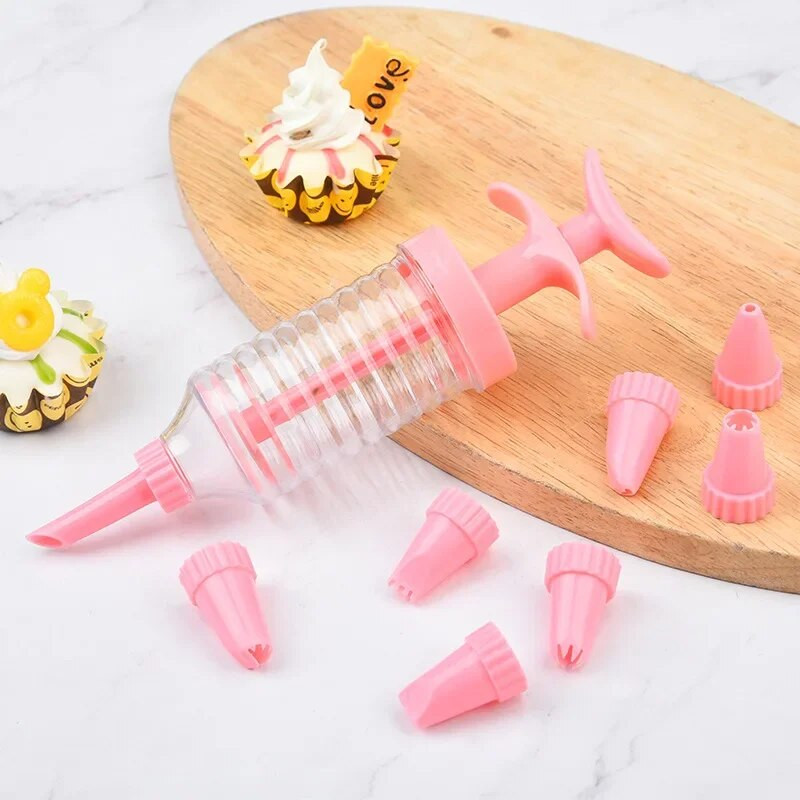 Küpsisekreemi koogipress Kaunistuspüstoli komplekt Candys Biskviit Glasuuritoru otsik Kondiitritooted Magustoit või süstal Köök küpsetustööriistad