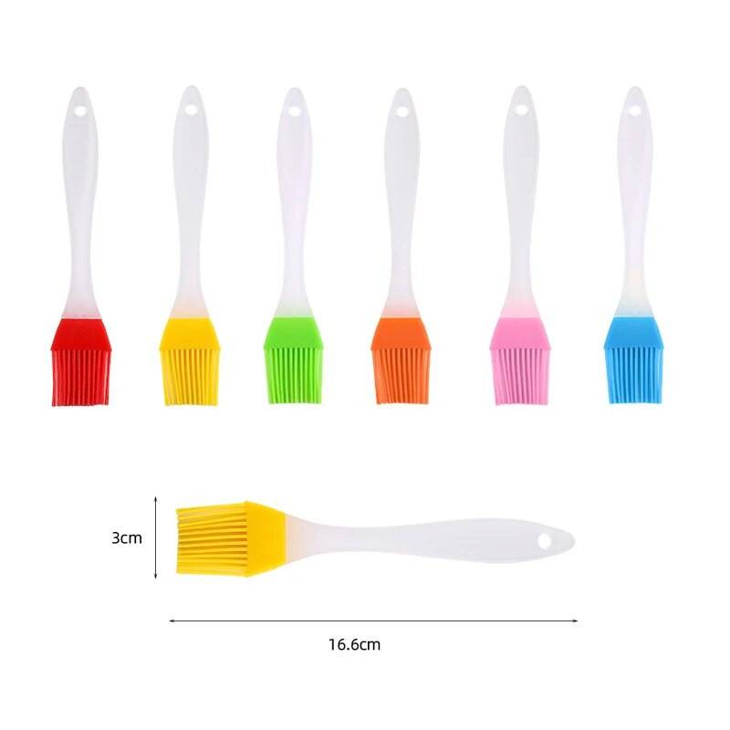 Grillpintsel, lõhestatud tüüpi kõrge temperatuurikindel silikoonõlihari koogi küpsetuskreem toiduvalmistamisköögi majapidamistööriistad